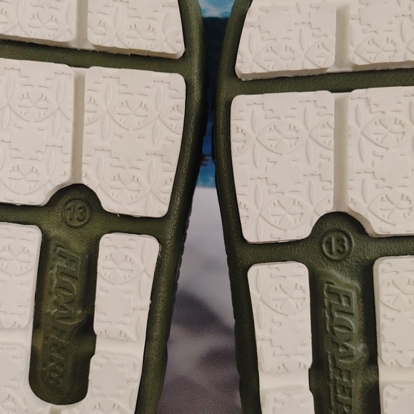 Floafers Prodigy Driver Kids Loafers Size C13 Green Olive Gum - Picture 5 of 10